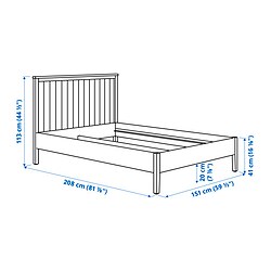 Ilustración de medidas - GULLABERG muebles dormitorio j4