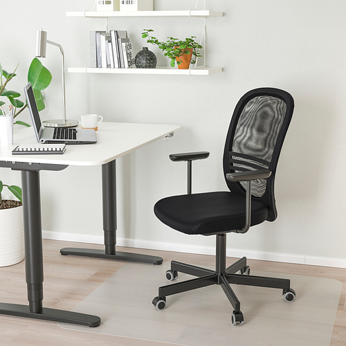 FLINTAN, office chair with armrests 5 of 9 open dialog