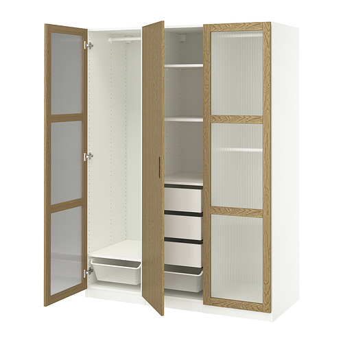 PAX / TONSTAD, wardrobe combination 1 of 5 open dialog