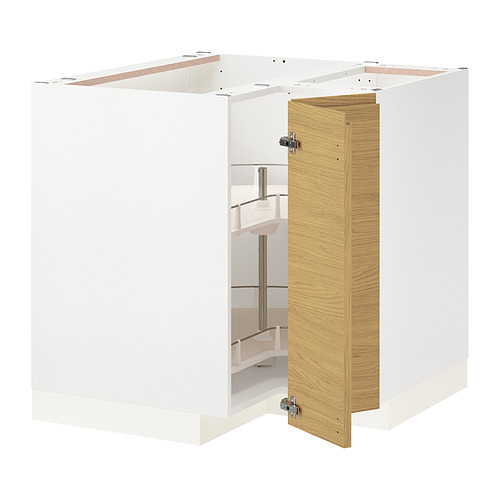 METOD, corner base cabinet with carousel 1 of 3 open dialog
