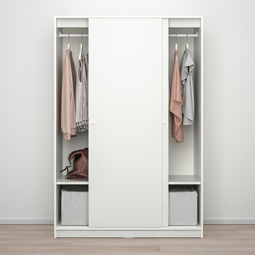 KLEPPSTAD, wardrobe with sliding doors 5 of 6 open dialog