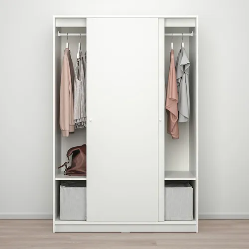 IKEA KLEPPSTAD箪笥 IKEA Santo Domingo - KLEPPSTAD wardrobe, 2 sliding doors, white