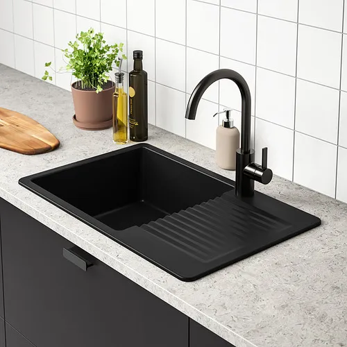 IKEA Gran Canaria KILSVIKEN single bowl sink with drainboard