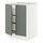 Select colour variation: white/Nickebo matt grey-green