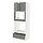 Select colour variation: white/Nickebo matt grey-green