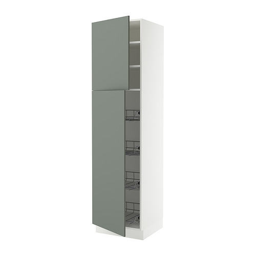 SEKTION, high cabinet w door/wire baskets 1 of 2 open dialog