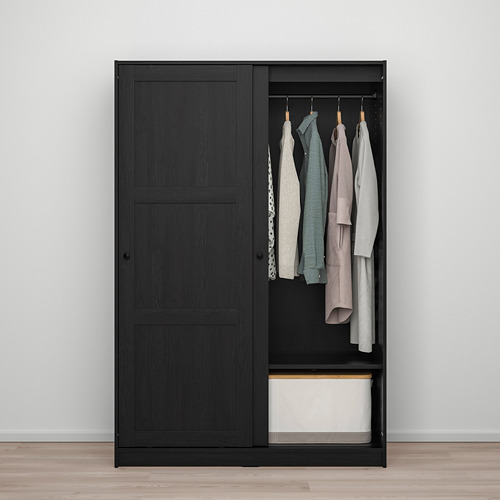 RAKKESTAD, wardrobe with sliding doors 3 of 5 open dialog