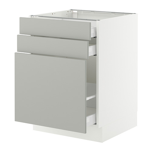 SEKTION / MAXIMERA, base cabinet/p-out storage/2 drwrs. 1 of 2 open dialog