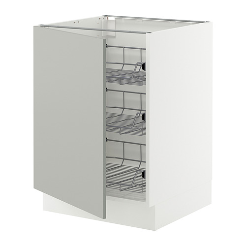 SEKTION, base cabinet with wire baskets. 1 of 2 open dialog