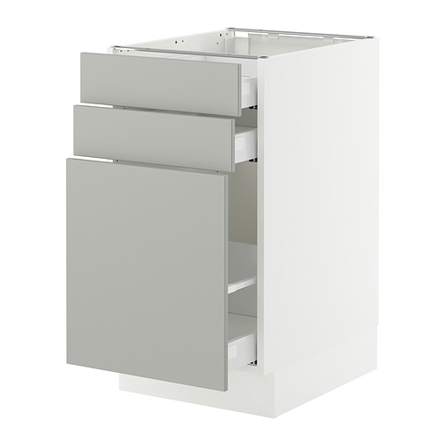 SEKTION / MAXIMERA, base cabinet/p-out storage/2 drwrs. 1 of 2 open dialog