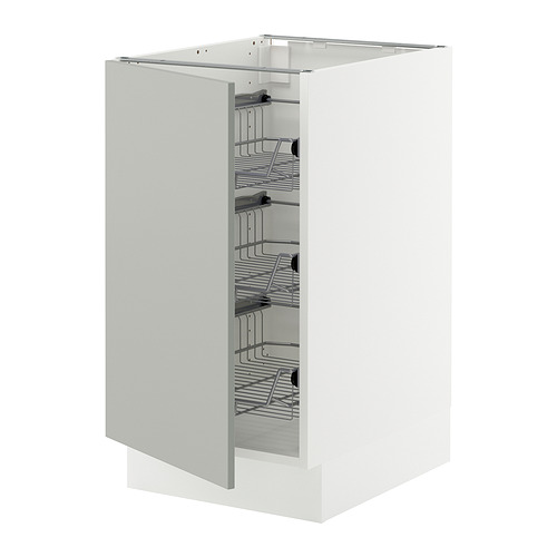 SEKTION, base cabinet with wire baskets. 1 of 2 open dialog