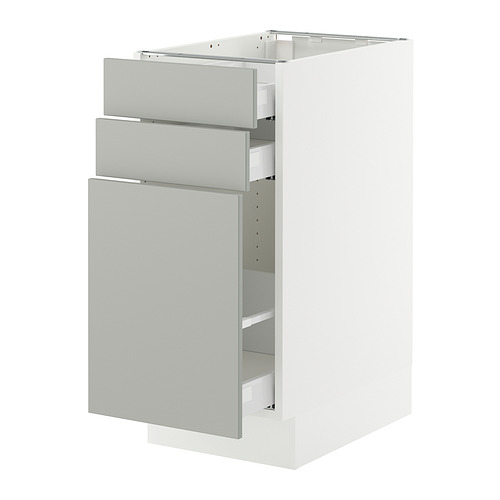 SEKTION / MAXIMERA, base cabinet/p-out storage/2 drwrs. 1 of 2 open dialog