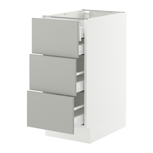 SEKTION / MAXIMERA, base cabinet w 3 fronts/4 drawers. 1 of 2 open dialog