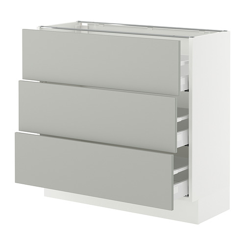 SEKTION / MAXIMERA, base cabinet with 3 drawers. 1 of 2 open dialog