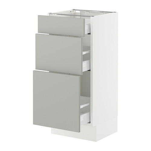 SEKTION / MAXIMERA, base cabinet with 3 drawers 1 of 2 open dialog