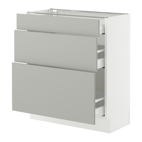SEKTION / MAXIMERA, base cabinet with 3 drawers 1 of 2 open dialog