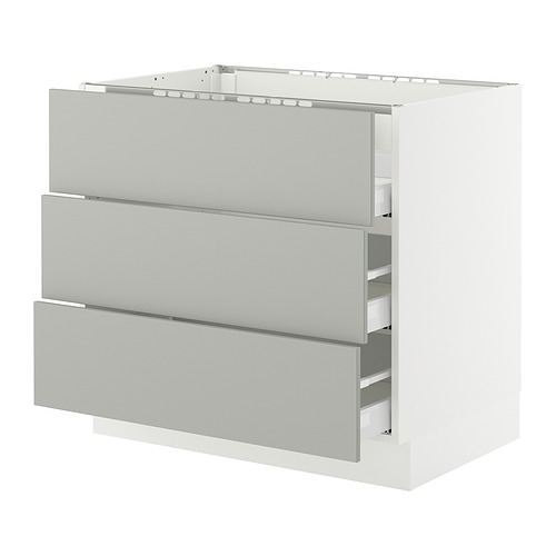 SEKTION/MAXIMERA base cab f cktp/3 fronts/3 drawers