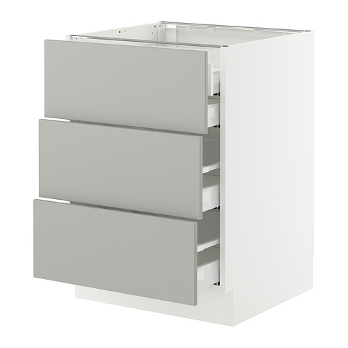 SEKTION / MAXIMERA, base cabinet w 3 fronts/4 drawers. 1 of 2 open dialog
