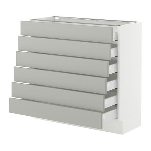 SEKTION / MAXIMERA, base cabinet 6 fronts/6 low drawers. 1 of 2 open dialog