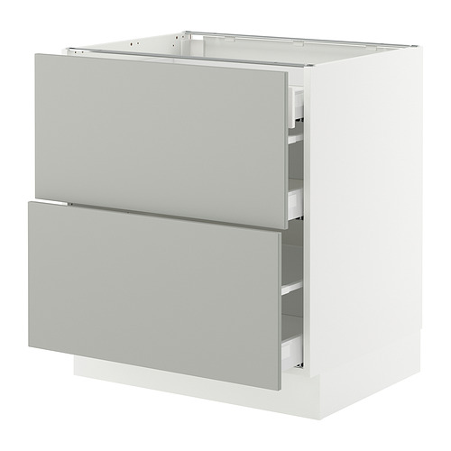 SEKTION / MAXIMERA, base cab with 2 fronts/3 drawers 1 of 2 open dialog