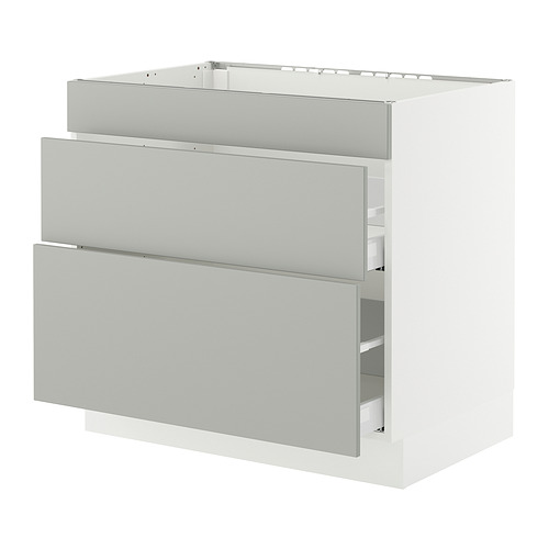 SEKTION / MAXIMERA, base cab f cktp/3 fronts/2 drawers. 1 of 2 open dialog