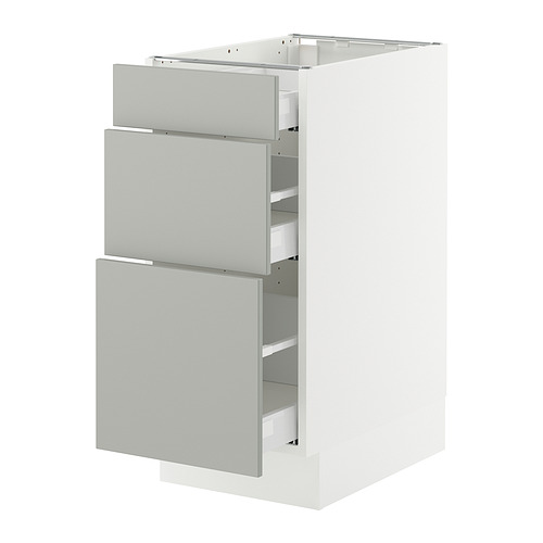 SEKTION / MAXIMERA, base cabinet with 3 drawers 1 of 2 open dialog