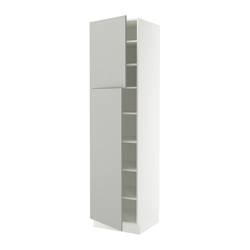 SEKTION, high cabinet with shelves/2 doors 1 of 2 open dialog
