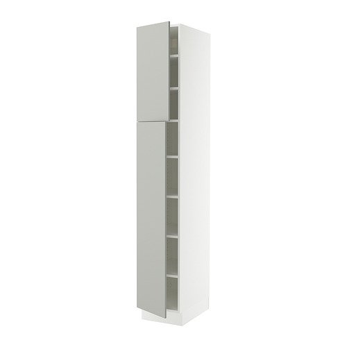 SEKTION, high cabinet with shelves/2 doors 1 of 2 open dialog