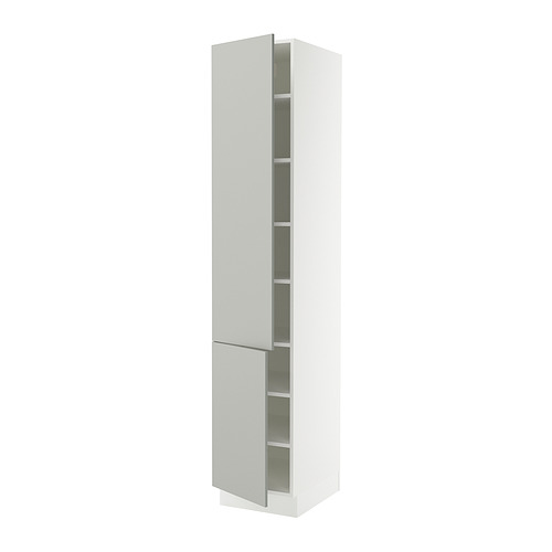 SEKTION, high cabinet with shelves/2 doors 1 of 2 open dialog