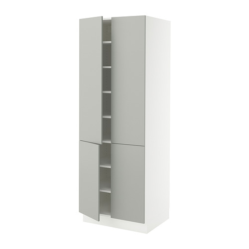 SEKTION, high cabinet with shelves/4 doors. 1 of 2 open dialog