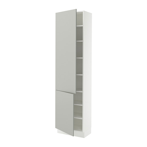 SEKTION, high cabinet with shelves/2 doors 1 of 2 open dialog
