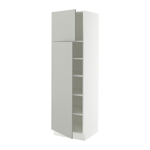 SEKTION, high cabinet with shelves/2 doors 1 of 2 open dialog