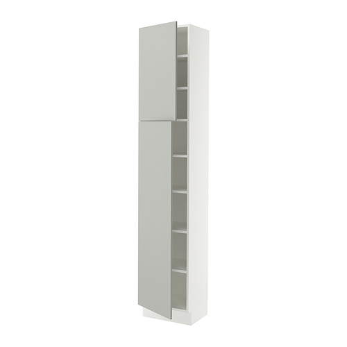 SEKTION, high cabinet with shelves/2 doors 1 of 2 open dialog