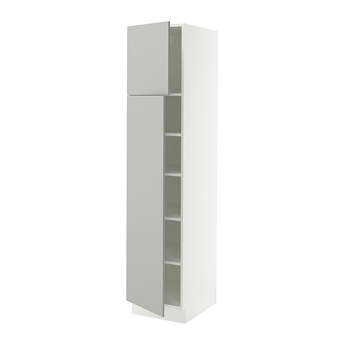 SEKTION, high cabinet with shelves/2 doors 1 of 2 open dialog