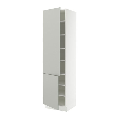 SEKTION, high cabinet with shelves/2 doors 1 of 2 open dialog