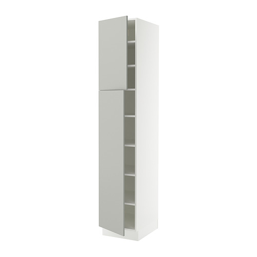 SEKTION, high cabinet with shelves/2 doors 1 of 2 open dialog