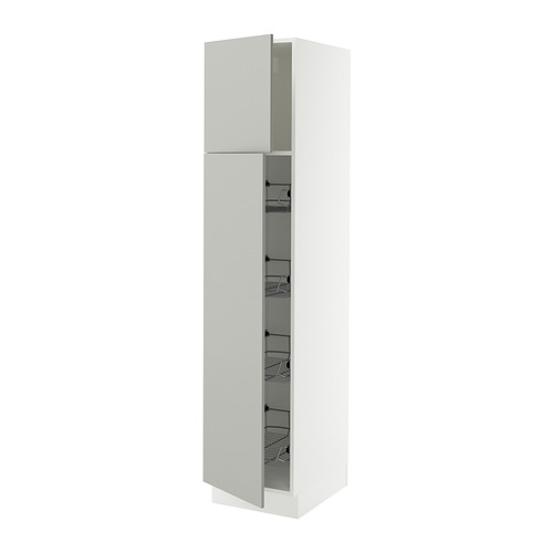 SEKTION, high cabinet w door/wire baskets. 1 of 2 open dialog