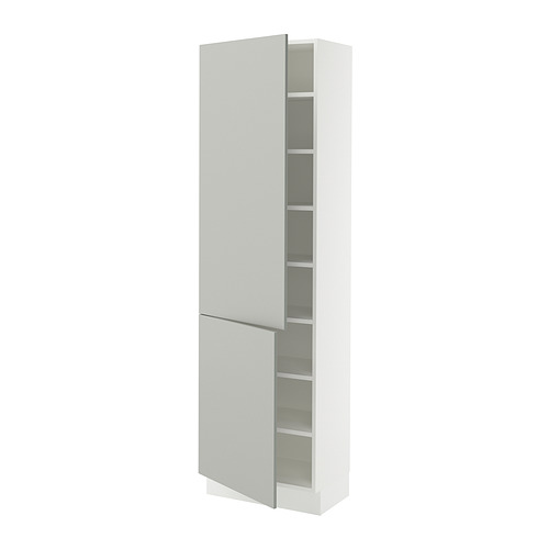 SEKTION, high cabinet with shelves/2 doors 1 of 2 open dialog