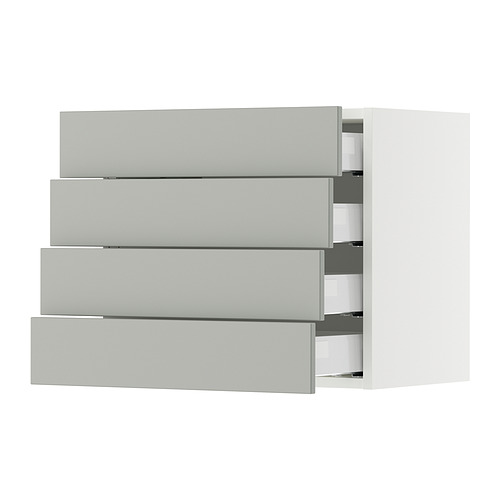 SEKTION/MAXIMERA wall cabinet with 4 drawers