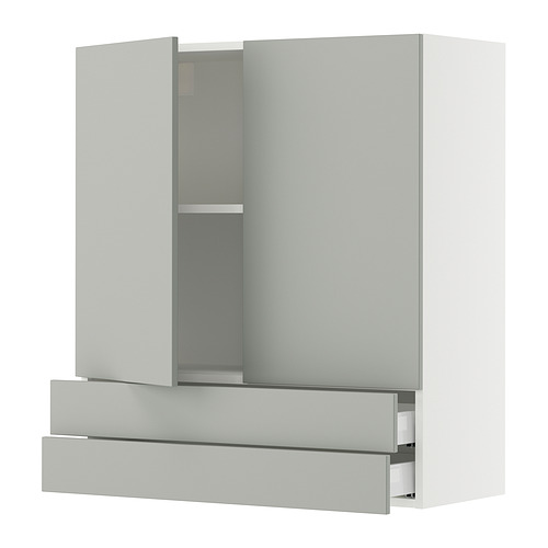 SEKTION / MAXIMERA, wall cabinet w 2 doors/2 drawers. 1 of 2 open dialog