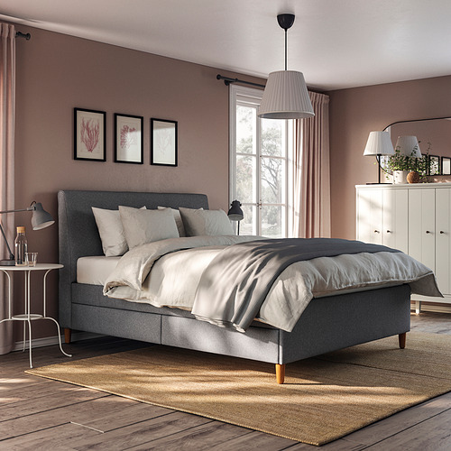 IDANÄS, upholstered storage bed 3 of 11 open dialog