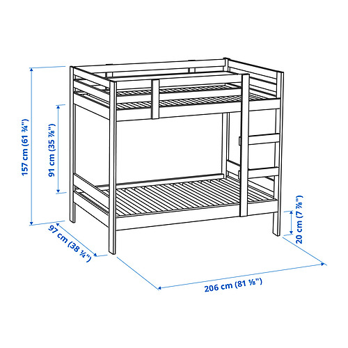MYDAL, bunk bed frame 4 of 4 open dialog