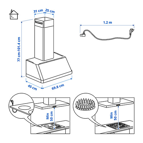 FOKUSERA, extractor de pared. 10 de 11 open dialog