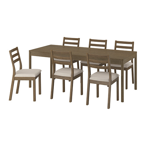 TONSTAD / TONSTAD, table and 6 chairs. 1 of 7 open dialog