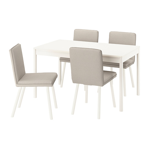 TONSTAD / TONSTAD, table and 4 chairs. 1 of 9 open dialog