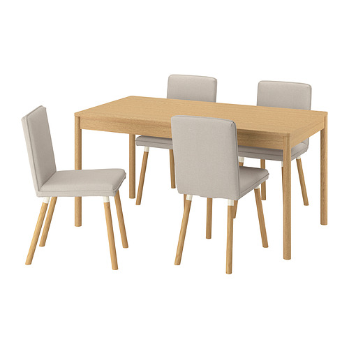 TONSTAD / TONSTAD, table and 4 chairs 1 of 9 open dialog