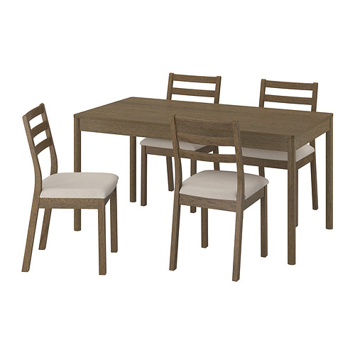 TONSTAD / TONSTAD, table and 4 chairs 1 of 7 open dialog
