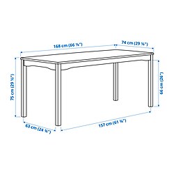 Measurement Illustration - HAUGA table