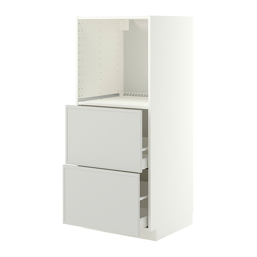 METOD / MAXIMERA, armario para horno con 2 cajones. 1 de 2 open dialog