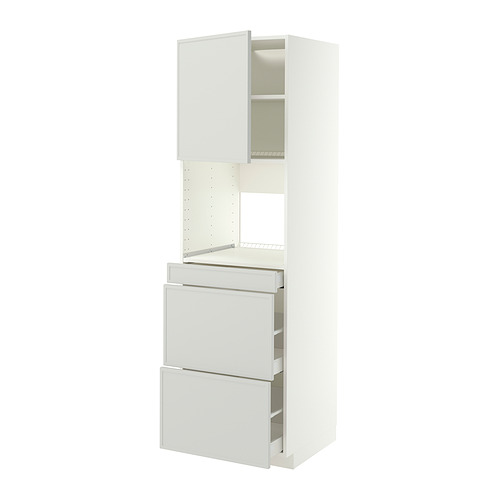 METOD / MAXIMERA, armario para microondas 3 cajones. 1 de 2 open dialog